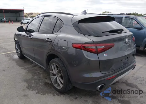 2018 Alfa Romeo Stelvio Ti Sport Awd from USA, damaged, VIN ZASFAKNN5J7B81765